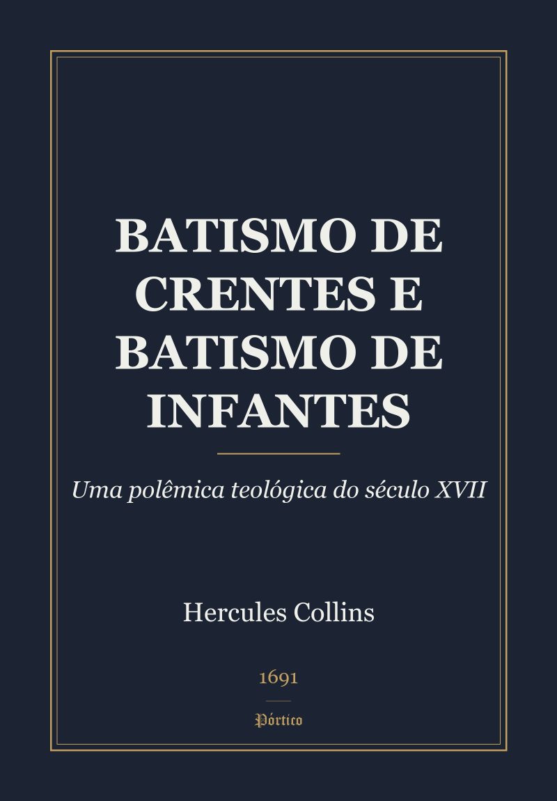 Capa de Batismo de Crentes e Batismo de Infantes