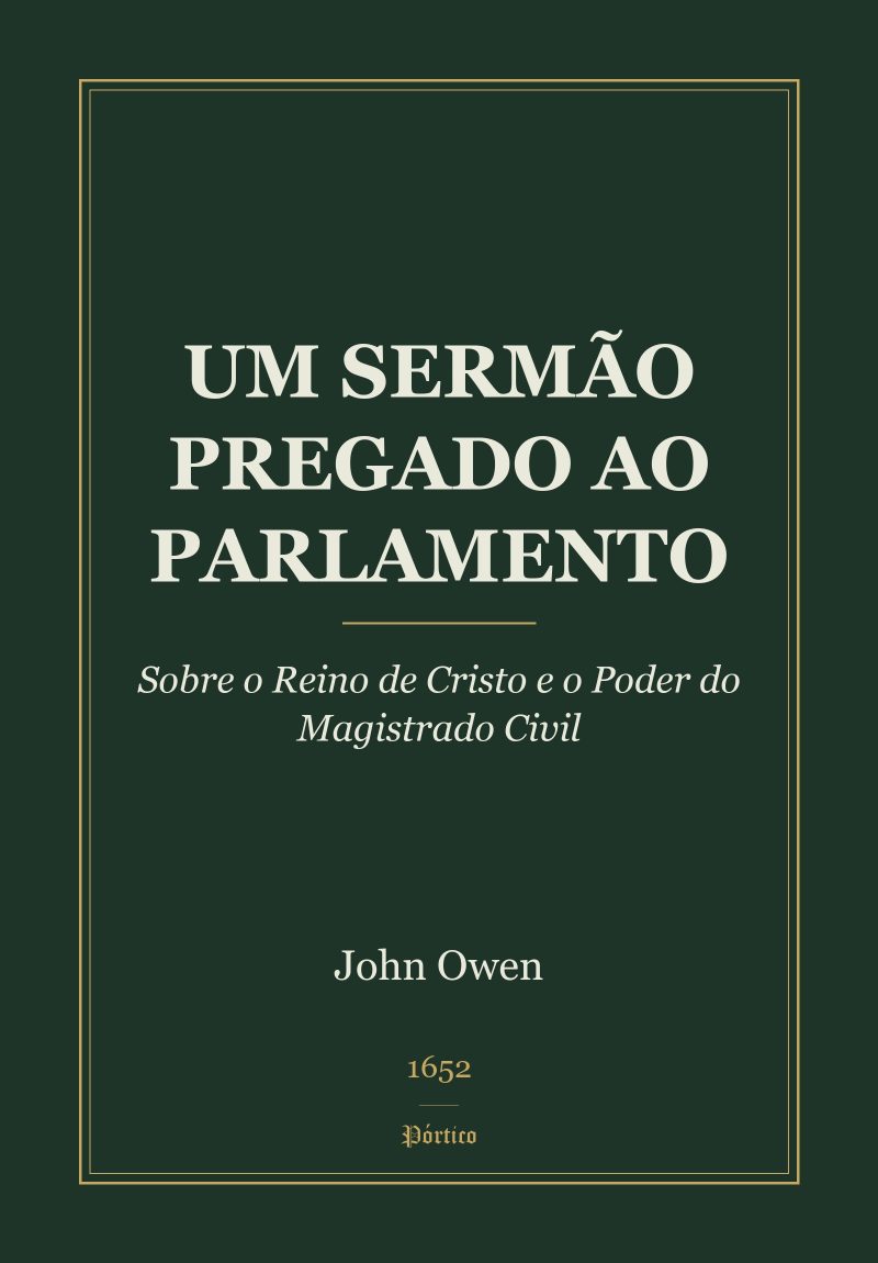 Capa de Um Sermão Pregado ao Parlamento