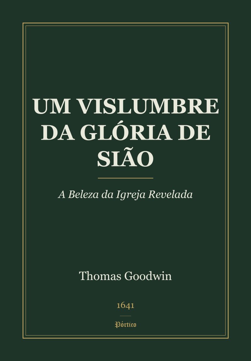 Capa de Um Vislumbre da Glória de Sião