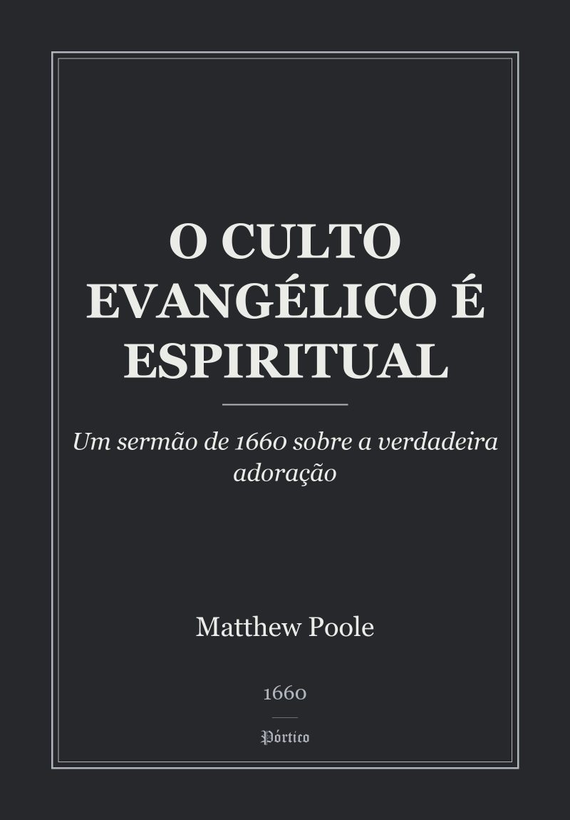 Capa de O Culto Evangélico É Espiritual