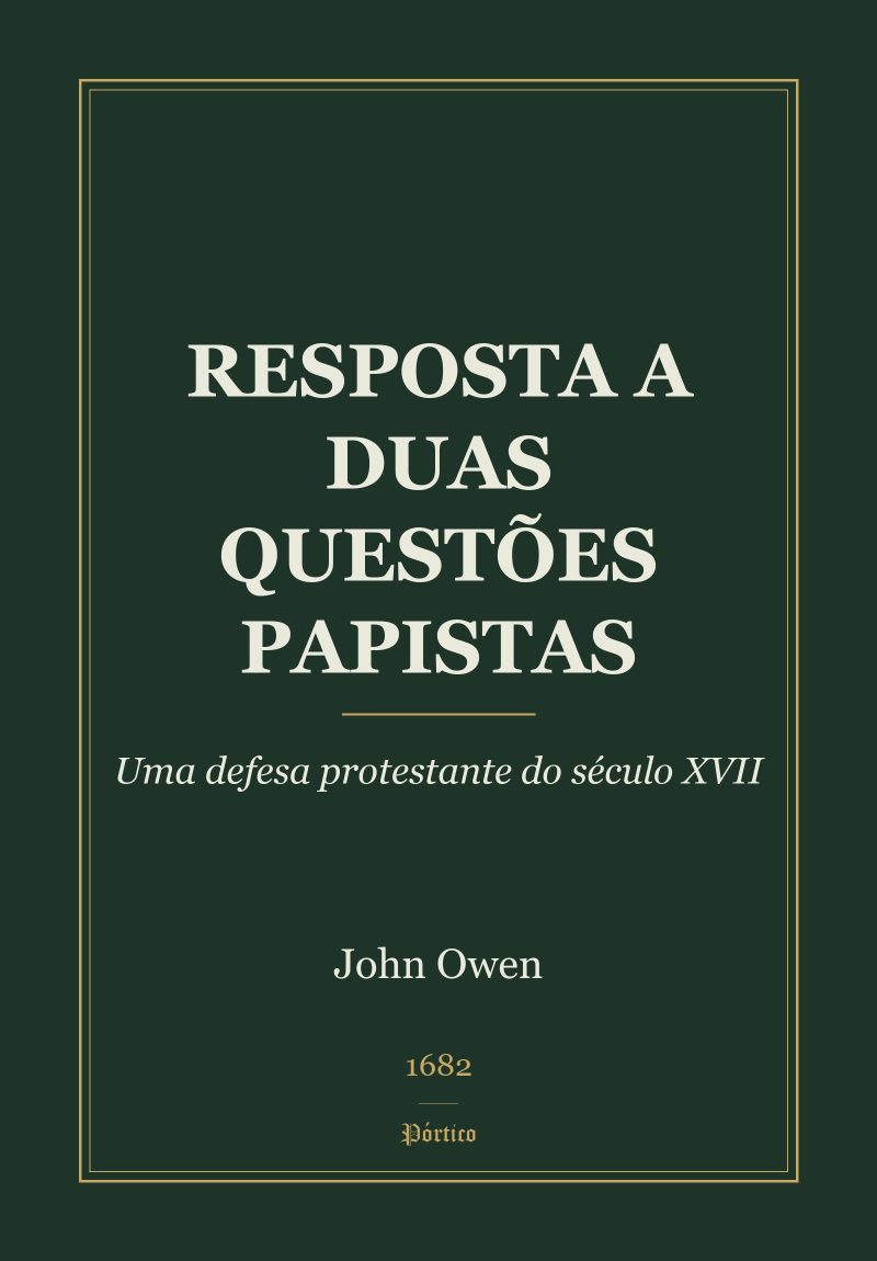 Capa de Resposta a Duas Questões Papistas