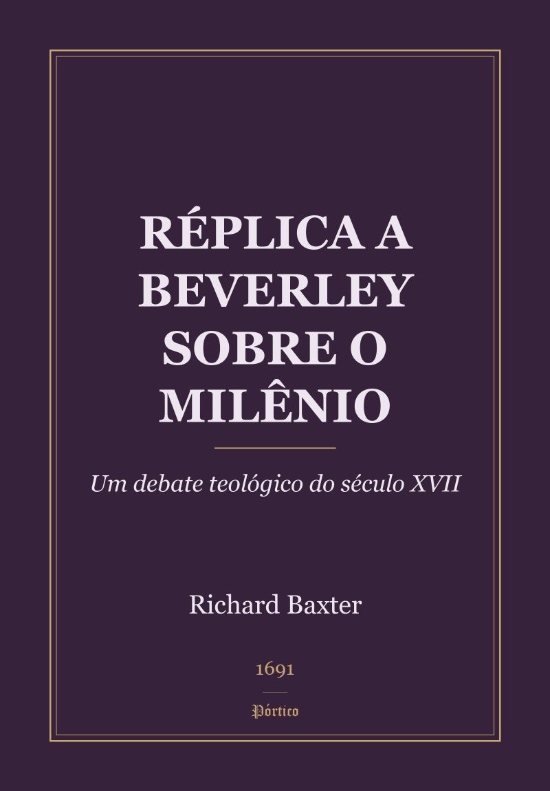 Capa de Réplica a Beverley sobre o Milênio