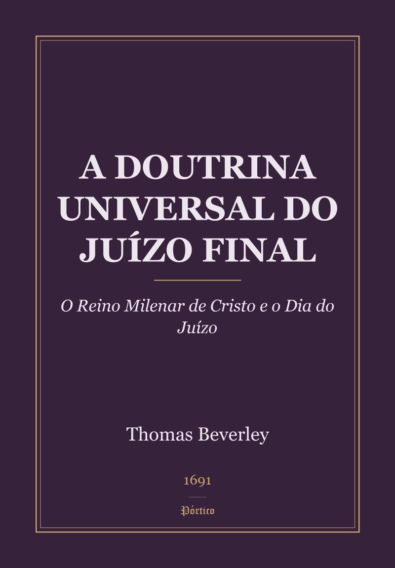 Capa de A Doutrina Universal do Juízo Final