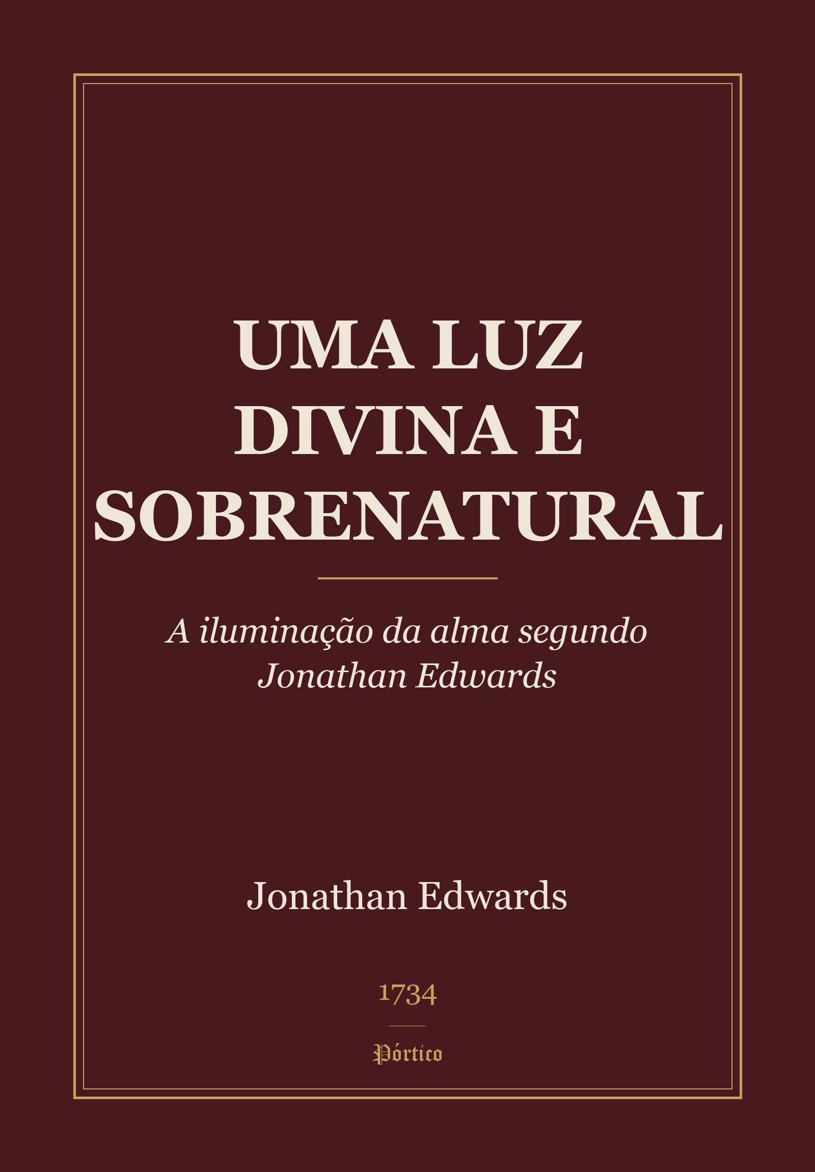 Capa de Uma Luz Divina e Sobrenatural