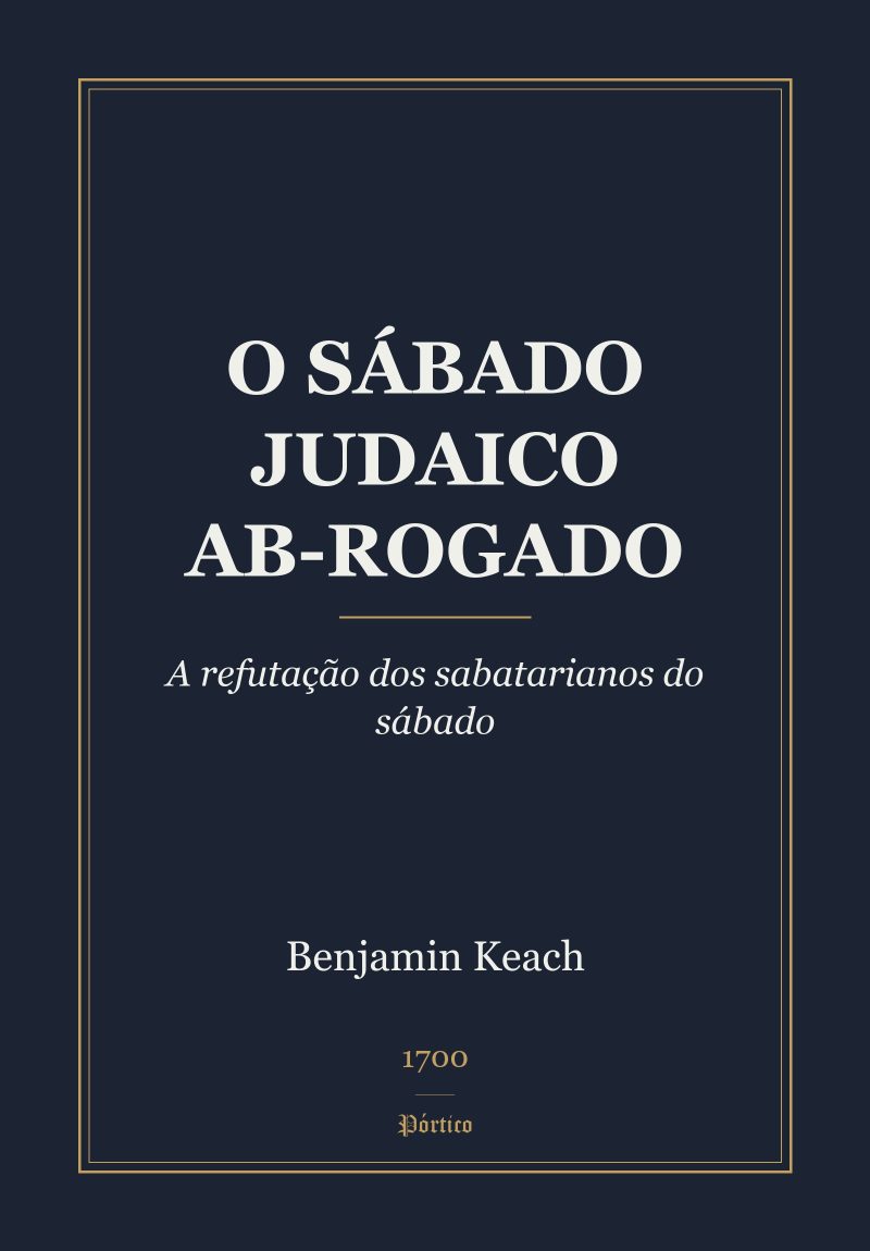 Capa de O Sábado Judaico Ab-Rogado